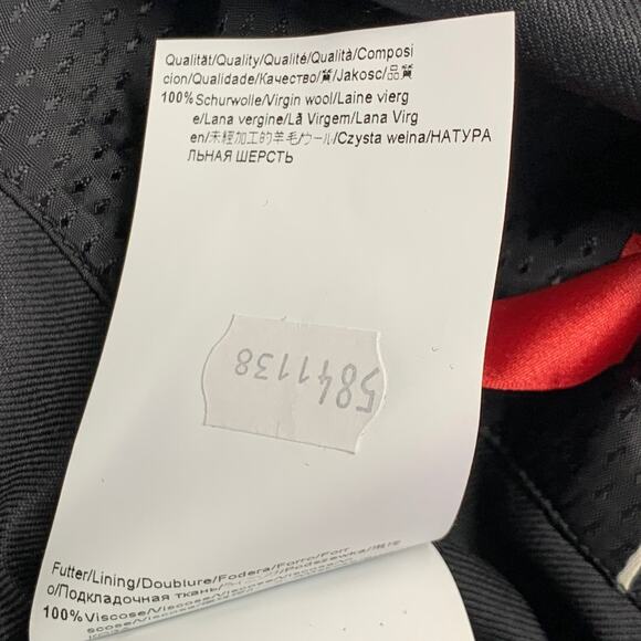 HUGO BOSS Size 44 Black Wool Single Breasted Notch Lapel Suit - Picture 12 of 16